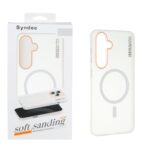 قاب اورجینال Syndee پشت مات MagSafe مدل Samsung Galaxy S24 FE - سفید (پک دار)