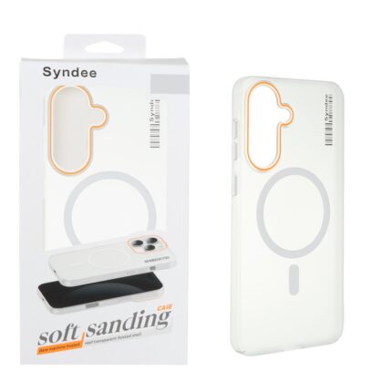 قاب اورجینال Syndee پشت مات MagSafe مدل Samsung Galaxy A56 / A36 - سفید (پک دار)