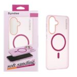 قاب اورجینال Syndee پشت مات MagSafe مدل Samsung Galaxy A56 / A36 - سرخابی (پک دار)