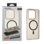 قاب اورجینال Syndee پشت مات MagSafe مدل Xiaomi Redmi Note 14 4G - مشکی (پک دار)