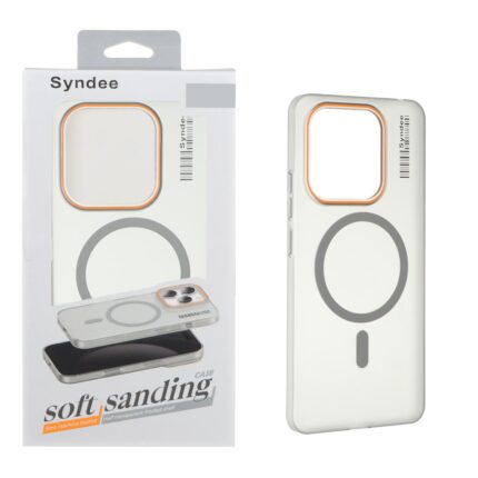 قاب اورجینال Syndee پشت مات MagSafe مدل Xiaomi Redmi Note 14 4G - خاکستری (پک دار)