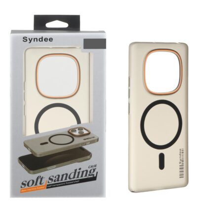قاب اورجینال Syndee پشت مات MagSafe مدل Xiaomi Redmi Note 14 Pro 4G - مشکی (پک دار)