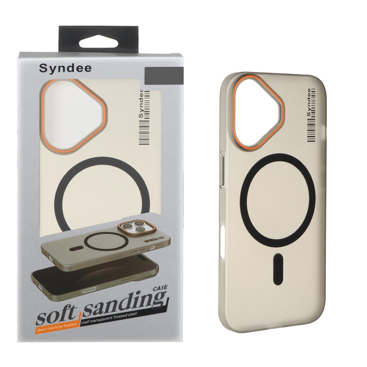 1403142 قاب اورجینال Syndee پشت مات MagSafe مدل Apple iPhone 16 - مشکی (پک دار) - تصویر 1