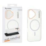 قاب اورجینال Syndee پشت مات MagSafe مدل Apple iPhone 16 - سفید (پک دار)
