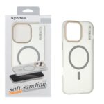 قاب اورجینال Syndee پشت مات MagSafe مدل Apple iPhone 16 Pro Max - خاکستری (پک دار)