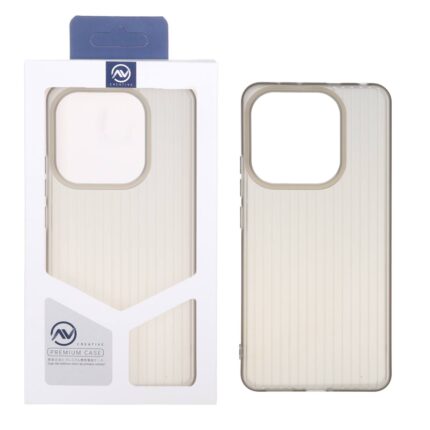 قاب Line Case ژله ای Xiaomi Redmi Note 14 4G - خاکستری (پک دار)