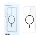 قاب اورجینال Magnetic دور ژله ای MagSafe مدل Apple iPhone 16 Pro Max - مشکی (پک دار)