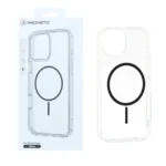 قاب اورجینال Magnetic دور ژله ای MagSafe مدل Apple iPhone 13 / iPhone 14 - مشکی (پک دار)