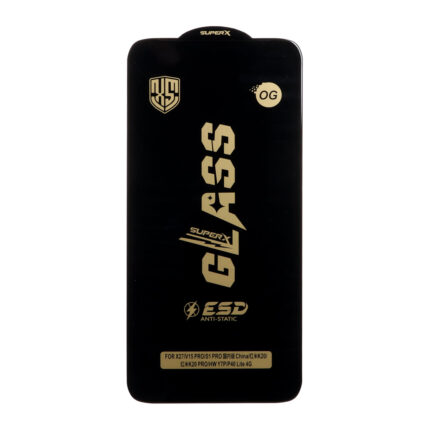 محافظ صفحه نمایش شیشه ای درجه یک Full Cover Super X OG - ESD OVOG مدل Huawei Y7P / Nova7 i / P40 Lite / Nova4