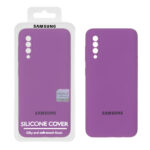 قاب سیلیکونی پاک کنی اورجینال Master Quality مدل Samsung Galaxy A50 / A50s / A30s - ارغوانی (پک دار)