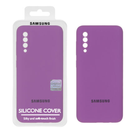 قاب سیلیکونی پاک کنی اورجینال Master Quality مدل Samsung Galaxy A50 / A50s / A30s - ارغوانی (پک دار)