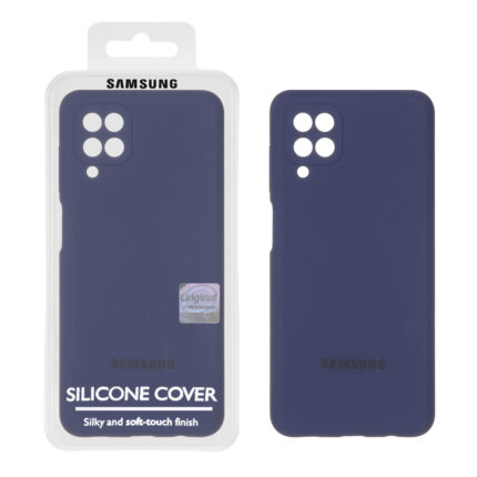 قاب سیلیکونی پاک کنی اورجینال Master Quality مدل Samsung Galaxy A12 / M12 / F12 - سرمه ای کد 1 (پک دار)