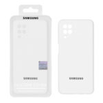 قاب سیلیکونی پاک کنی اورجینال Master Quality مدل Samsung Galaxy A12 / M12 / F12 - سفید (پک دار)