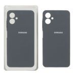 قاب سیلیکونی پاک کنی محافظ لنزدار اورجینال Samsung Galaxy A06 - خاکستری (پک اصلی)