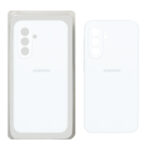 قاب سیلیکونی پاک کنی محافظ لنزدار اورجینال Samsung Galaxy A56 / A36 - سفید (پک اصلی)