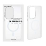 قاب Focus Pixels لنز آلومینیومی مات Magsafe مدل Samsung Galaxy S25 Ultra - سفید (پک دار)