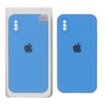 قاب سیلیکونی پاک کنی اورجینال Master Quality مدل Apple iPhone X / iPhone XS - آبی (پک دار)