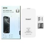محافظ صفحه نمایش شیشه ای Xmart 3D Large Arc مدل Apple iPhone 16 / iPhone 15 / iPhone 14 Pro بدون حاشیه (پک دار)