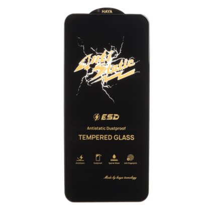 محافظ صفحه نمایش شیشه ای Full Cover Anti Static HAYA مدل Samsung Galaxy A71 / A72 / A73 / M51 / M52 / M53 / M54 / M62 / Note 12 Pro 5G / Note 12 Pro Plus / Poco X5 Pro / Poco F5