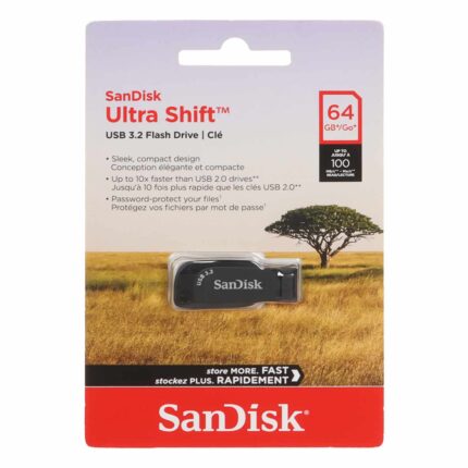 SanDisk Ultra Shift USB3.2 Flash Memory-64GB (گارانتی سورین)