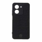 قاب طرح چرم حصیری Golden lion مدل Xiaomi Redmi A5 / Poco C71 - مشکی