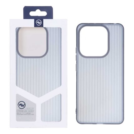 قاب Line Case ژله ای Xiaomi Redmi Note 14 4G - سرمه ای (پک دار)