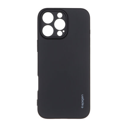 قاب سیلیکونی Spigen محافظ لنزدار Apple iPhone 16 Pro Max - مشکی