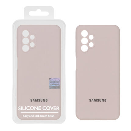 قاب سیلیکونی پاک کنی اورجینال Master Quality مدل Samsung Galaxy A13 4G - خاکی (پک دار)