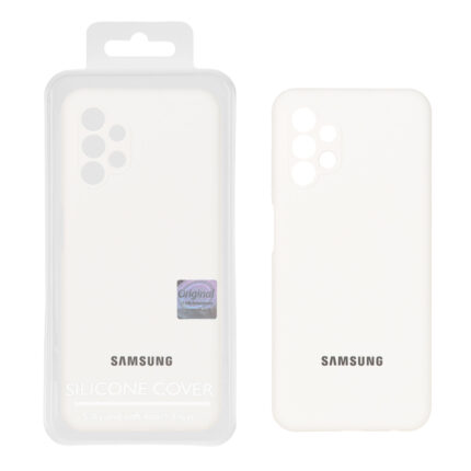 قاب سیلیکونی پاک کنی اورجینال Master Quality مدل Samsung Galaxy A13 4G - سفید (پک دار)