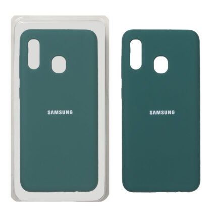 قاب سیلیکونی پاک کنی اورجینال Samsung Galaxy A30 / A20 - سبز (پک اصلی)