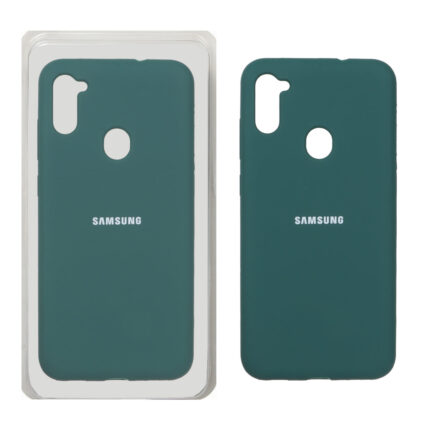 قاب سیلیکونی پاک کنی اورجینال Samsung Galaxy A11 / M11 - سبز (پک اصلی)