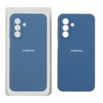قاب سیلیکونی پاک کنی محافظ لنزدار اورجینال Samsung Galaxy A17 / A26 - آبی تیره (پک اصلی)