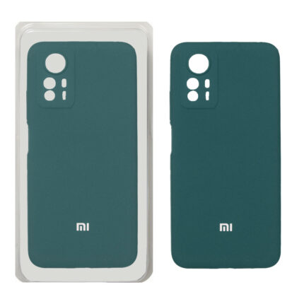 قاب سیلیکونی پاک کنی محافظ لنزدار اورجینال Xiaomi Redmi Note 12S - سبز (پک اصلی)