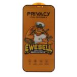 محافظ صفحه نمایش شیشه ای Full Cover Ewesell Anti Static Privacy مدل Apple iPhone 12 / iPhone 12 Pro