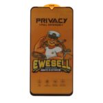 محافظ صفحه نمایش شیشه ای Full Cover Ewesell Anti Static Privacy مدل Samsung Galaxy A07 / A06