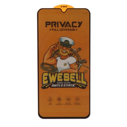 محافظ صفحه نمایش شیشه ای Full Cover Ewesell Anti Static Privacy مدل Samsung Galaxy A15 / A25 / A24 / M34 / F34