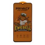محافظ صفحه نمایش شیشه ای Full Cover Ewesell Anti Static Privacy مدل Samsung Galaxy A31 / A32 4G / A33 5G / A22 4G / F22 4G / M22 / M32 4G