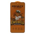 محافظ صفحه نمایش شیشه ای Full Cover Ewesell Anti Static Privacy مدل Xiaomi Poco X3 / Poco X3 Pro / Redmi Note 9S / Redmi Note 9 Pro / Redmi Note 9 Pro Max / Poco F5 Pro / Mi 12T / Mi 12T Pro / Mi 11T / Mi 11T Pro / Mi 10T / Mi 10T Pro