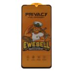 محافظ صفحه نمایش شیشه ای Full Cover Ewesell Anti Static Privacy مدل Xiaomi Redmi 14C / Poco C75 / Poco C71 / Redmi A5 / Redmi A3 Pro / Redmi A4