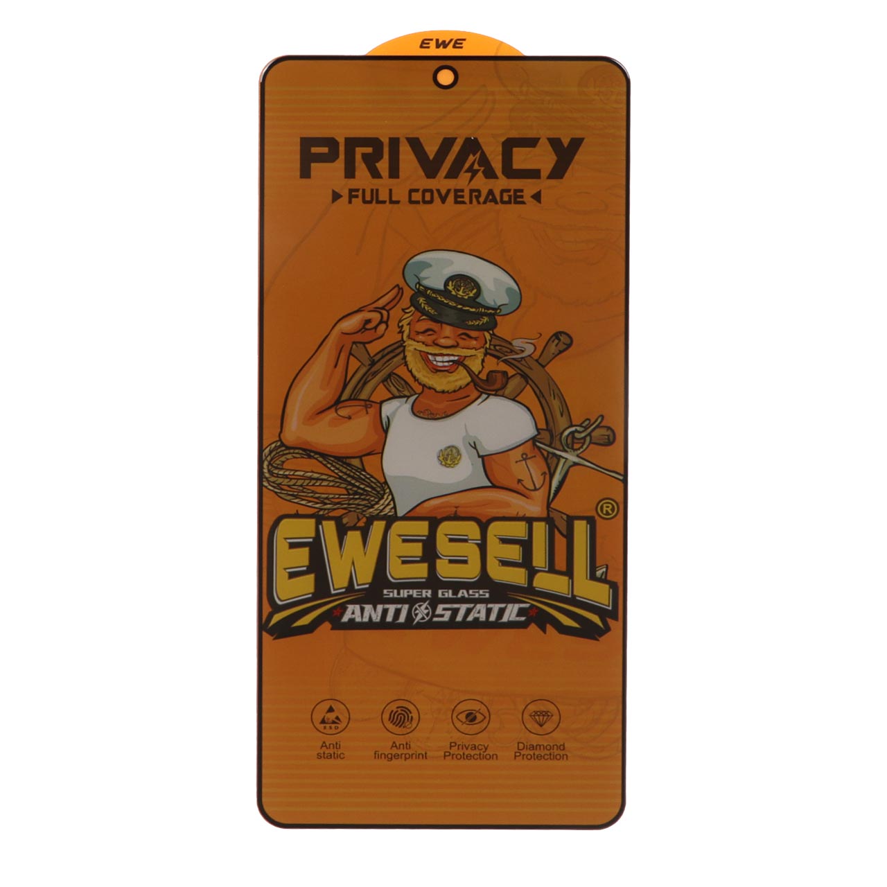 1454032 محافظ صفحه نمایش شیشه ای Full Cover Ewesell Anti Static Privacy مدل Xiaomi Redmi Note 14 4G / Note 12 Pro 4G / Note 11 Pro / Note 11 Pro Plus / Note 10 Pro 4G / Note 10 Pro Max / Poco F3 / F3 GT / F4 / X4 Pro / Mi 13T / Mi 13T Pro - تصویر 1
