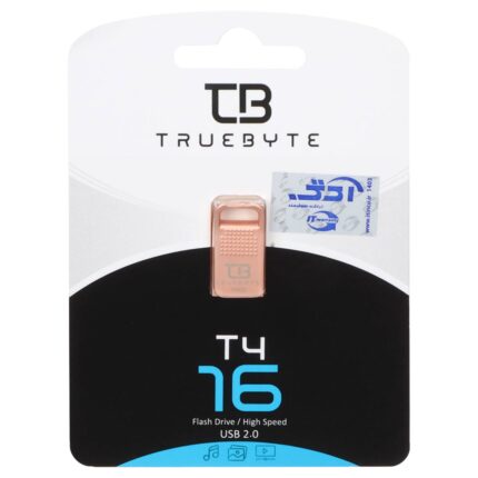 TRUEBYTE T4 USB2.0 Flash Memory - 16GB رزگلد (گارانتی مادام العمر شرکت آی تین)
