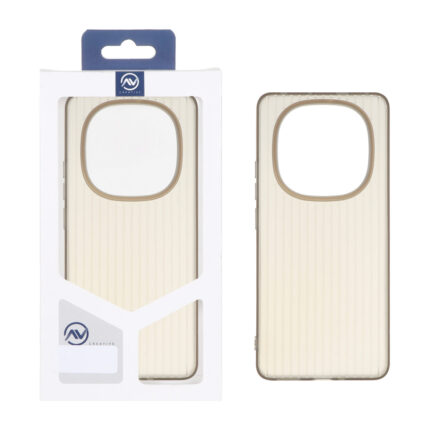 قاب Line Case ژله ای Xiaomi Redmi Note 14 Pro 5G / Redmi Note 14 Pro Plus 5G / Poco X7 5G - خاکستری (پک دار)