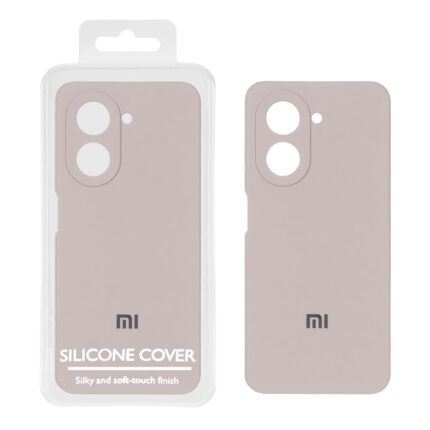 قاب سیلیکونی پاک کنی اورجینال Master Quality مدل Xiaomi Redmi A5 / Poco C71 - خاکی (پک دار)