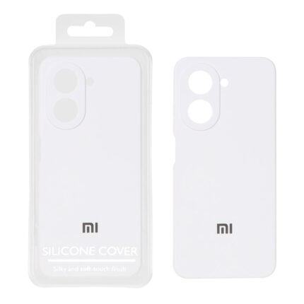 قاب سیلیکونی پاک کنی اورجینال Master Quality مدل Xiaomi Redmi A5 / Poco C71 - سفید (پک دار)