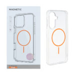 قاب اورجینال Magnetic دور ژله ای MagSafe مدل Samsung Galaxy A17 / A26 - نارنجی (پک دار)