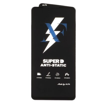 محافظ صفحه نمایش شیشه ای Super D Anti Static ALFA مدل Samsung Galaxy A21s / F52 / Xiaomi Poco X3 GT / Poco F4 GT / Redmi Note 10 Pro 5G