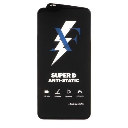 محافظ صفحه نمایش شیشه ای Super D Anti Static ALFA مدل Samsung Galaxy S23 FE / A54 / Honor 400