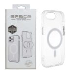 قاب اورجینال Space شفاف Magsafe مدل Apple iPhone 16e (پک دار) - MPS