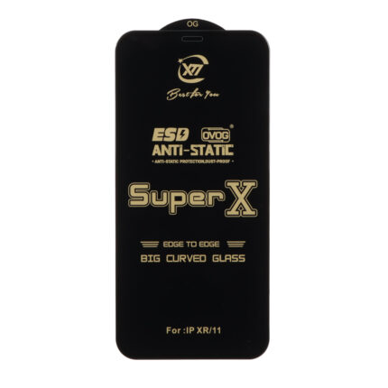 محافظ صفحه نمایش آنتی استاتیک Full Cover Super X مدل Apple iPhone 11 / iPhone XR