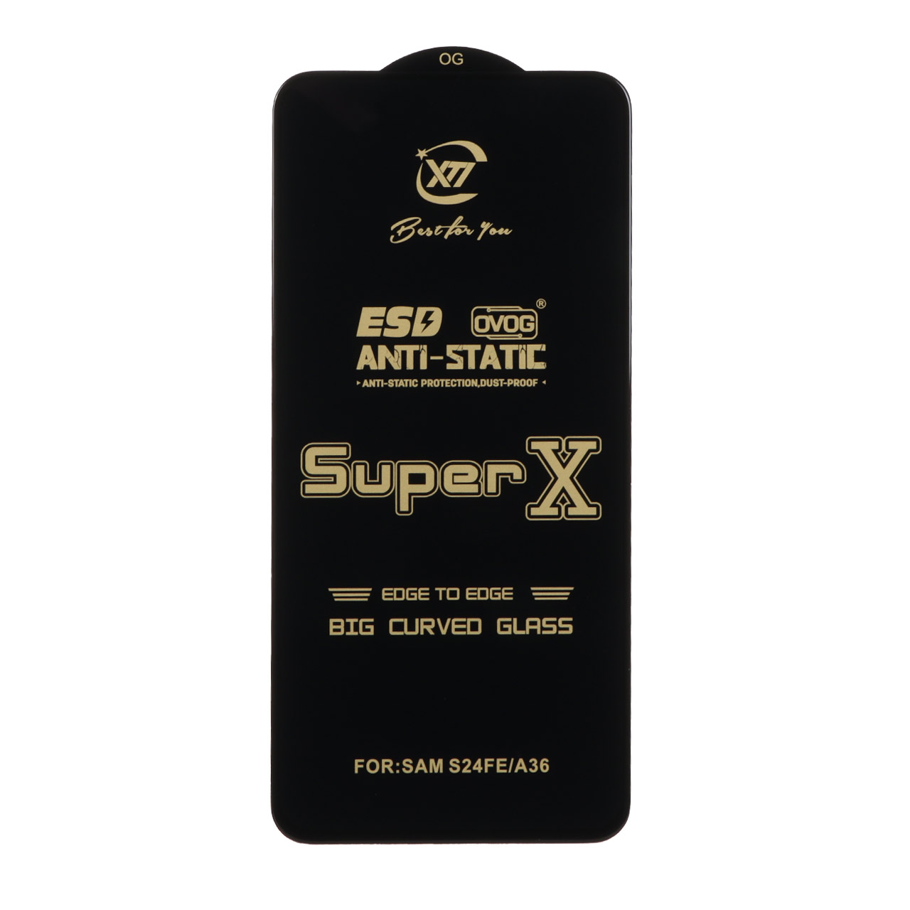 1486336 محافظ صفحه نمایش آنتی استاتیک Full Cover Super X مدل Samsung Galaxy S25 FE / S24 FE / A57 / A37 / A56 / A36 - تصویر 1